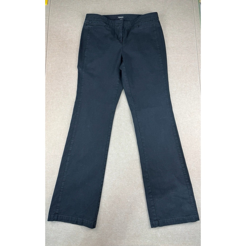 Worth New York Pants‎ Women's Size 8 Black Boot Cut Mid Rise Made in USA